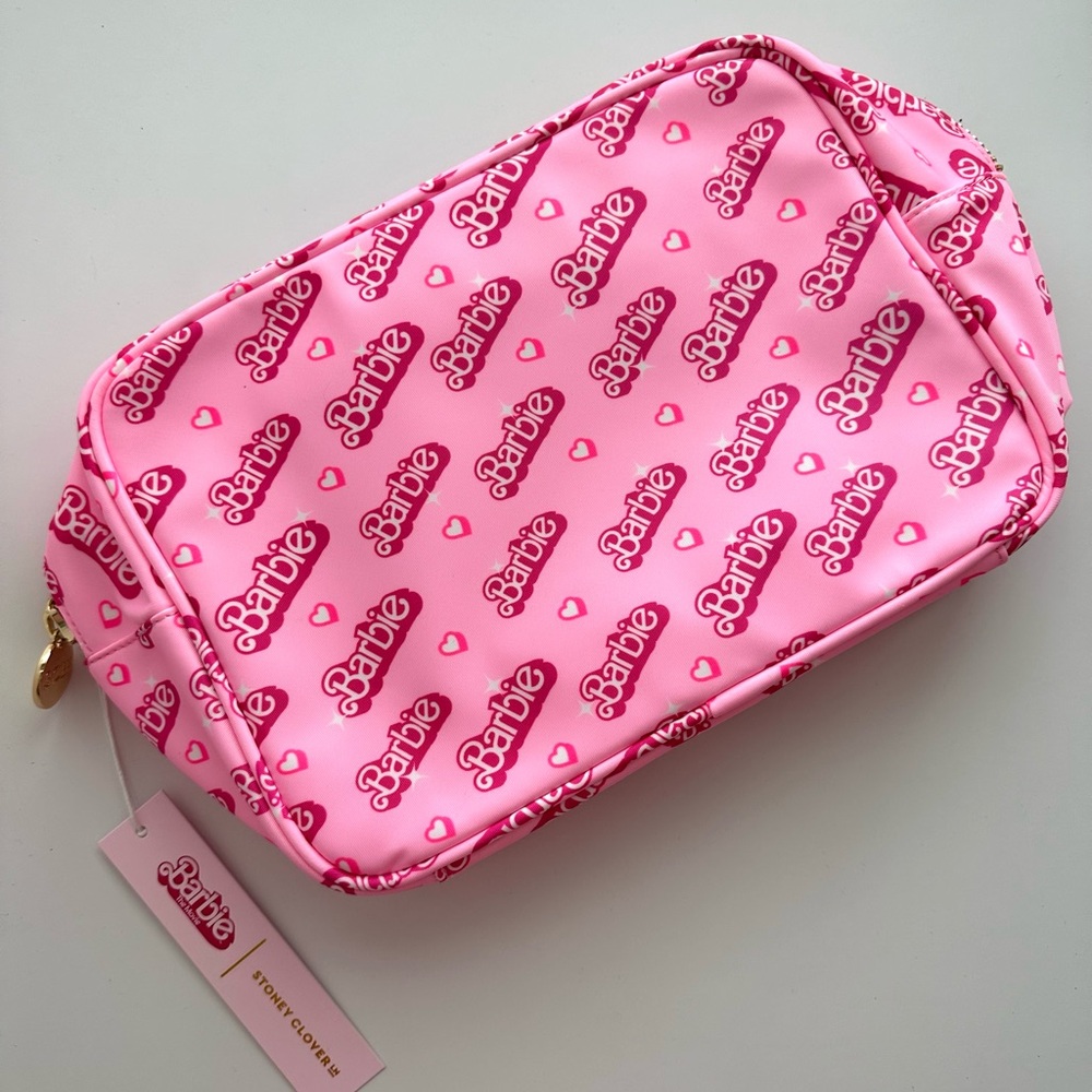 NWT Stoney Clover Lane BARBIE large Toiletries/Makeup Bag - Picture 5 of 5